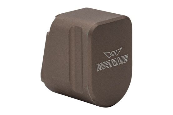 Warne Magazine Extension in Dark Earth Fits S&W M&P 9/40 and adds +5/4 rounds